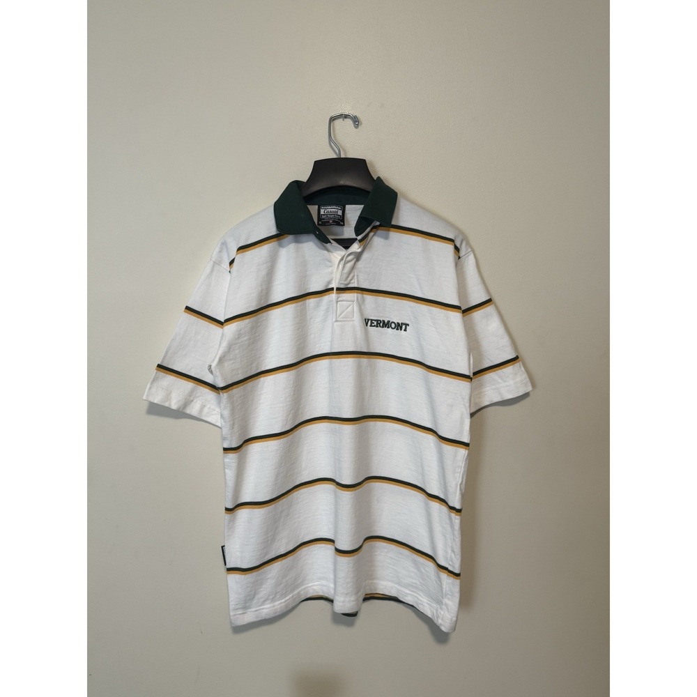 Vintage‎  Barbarian Rugby Polo Shirt XL/2XL 24x29 Stripes